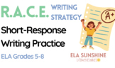 Short Response Writing Practice: R.A.C.E. Writing Workshee