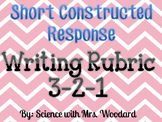 Short Response Writing Rubric 3-2-1