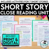 Short Stories Close Reading Bundle (Digital and Print)