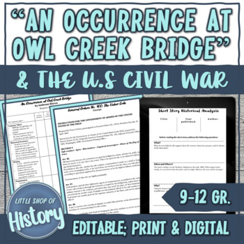 Preview of U.S. Civil War and Ambrose Bierce's An Occurrence at Owl Creek Bridge