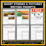 Short Stories & Pictures Writing Prompts, 2 Writing and 2 
