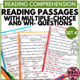 Short Stories Reading Passages with Multiple Choice and WH