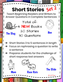 Preview of Short Stories SET 2 for Google Docs - Distance Learning