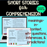 Short Stories for Comprehension for Older Students