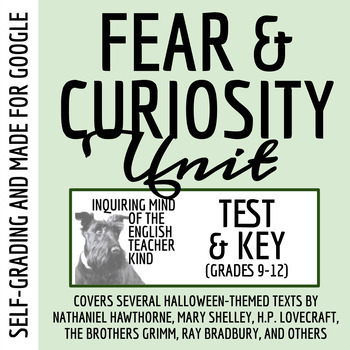 Preview of Short Stories for Halloween Test and Answer Key with Study Guide (Google Drive)