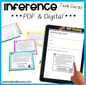 Preview of Short Stories for Inferencing DIGITAL & PRINT Google Forms Reading Comprehension