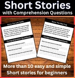 Short Stories with Comprehension Questions for Primary Grades