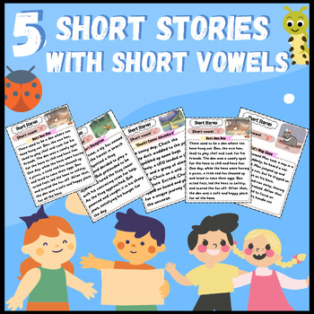 Preview of Short Stories with Short Vowels