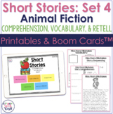 Short Stories with WH Questions Vocabulary and Retelling Set 4