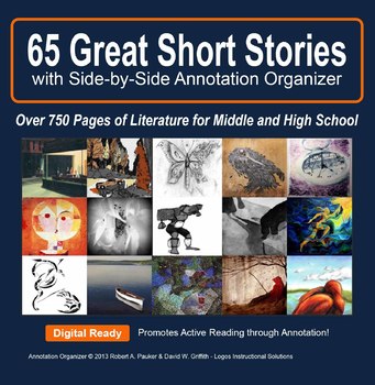 Preview of SHORT STORY BUNDLE: 65 Stories with Side-by-Side Annotation Organizer