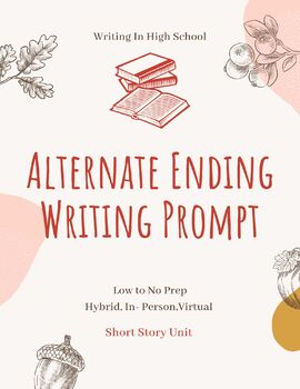 Preview of Short Story | Alternate Ending Writing Assignment | Hybrid, In-Person, Virtual