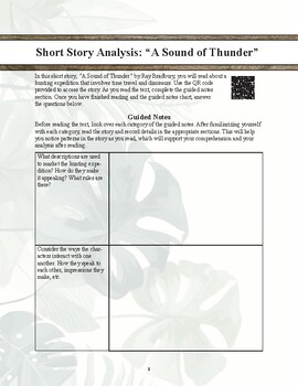 Preview of Short Story Analysis: "A Sound of Thunder"