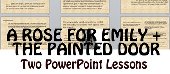 Preview of Short Story Bundle: A Rose for Emily and The Painted Door