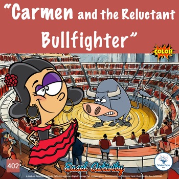 Preview of Short Story: Carmen and the Reluctant Bullfighter. Color / BW ver.