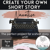 Write Your Own Short Story Narrative Creative Writing Proj