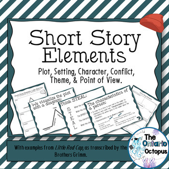 Short Story Elements - Presentation & Organizers - Little Red Cap examples