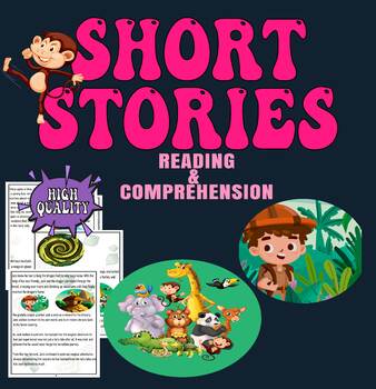 Preview of Short Story For Kids With Pictures| Reading Comprehension For Pre-K Fairy Tales