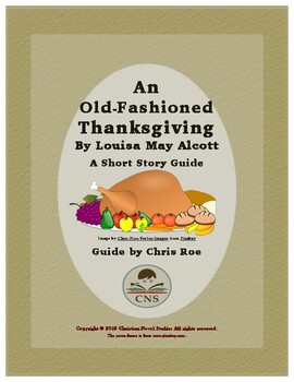 Preview of Short Story Guide: An Old-Fashioned Thanksgiving Interactive