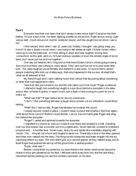 Preview of Short Story-- Hero's Journey