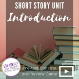 Short Story Introduction: Pre-Test, Literary Terms, and Review