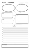 Short Story Map - Graphic Organizer for Planning, Pre-Writ