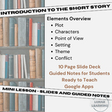 Short Story Mini Lesson - Introduction to the short story 
