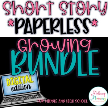 Preview of Short Stories GROWING BUNDLE for Middle & High School