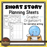 Short Story Planning Sheets - Graphic Organizers for Narra