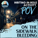 ⭐On The Sidewalk Bleeding Writing in Role Narrative Essay 