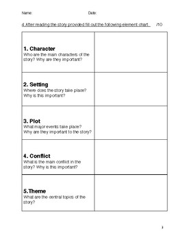 Short Story Quest by Teacher from the 6 | TPT