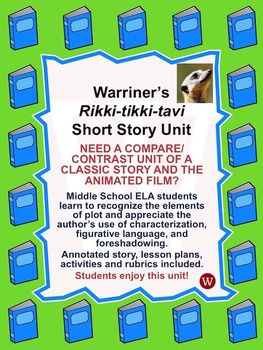 Preview of Short Story "Rikki-tikki-tavi" Unit