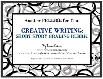 Preview of Free Short Story Rubric Creative Writing Peer & Teacher Editing