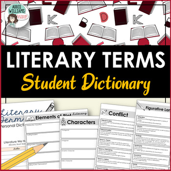 Preview of Literary, Short Story, and Figurative Language Terms Reference Book
