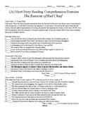 Short Story Test - The Ransom of Red Chief