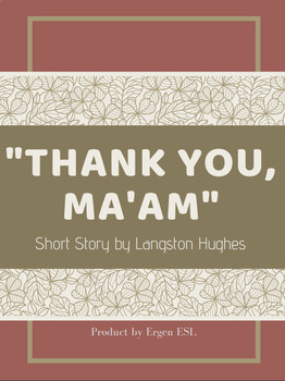 Preview of Short Story " Thank you, Ma'am " Digital Text w/ Annotation & Reading Activities