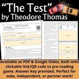 Short Story: The Test Guide Questions