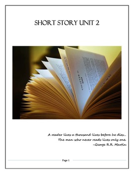 Preview of Short Story Unit 2