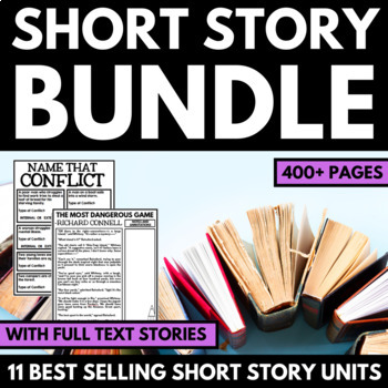 Preview of Short Stories with Comprehension Questions - 11 Short Story Units - Annotations