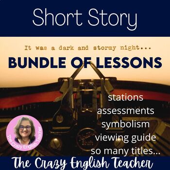 Preview of Short Story Unit Bundle of Lessons Use Digital or Printable