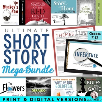 Preview of Short Story Unit Mega-Bundle - 8 Short Stories for High School & Middle School