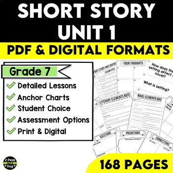 Preview of Middle School Short Stories | 7th Grade Short Stories | Short Stories