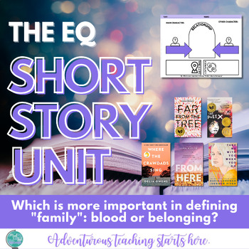 Preview of Short Story Unit:  Relationships, Family, Setting and Conflict for Secondary ELA