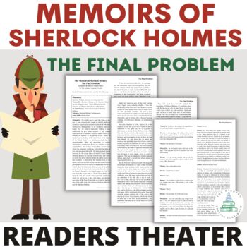 Preview of Sherlock Holmes, Short Story Unit, The Final Problem, Readers Theater Script