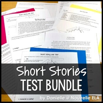 Preview of Story Story Unit Tests - Differentiated Bundle for Enrichment, Standard, Honors