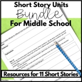 Short Story Units for Middle School Reading Comprehension,