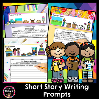 Short Story Writing Prompts by Tales From Miss D | TPT