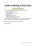 Short Story Writing Student Worksheet