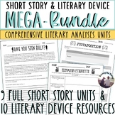 Short Story & Literary Device UNIT BUNDLE - Analysis, Activities, Vocab, Quizzes