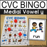 CVC Words Spelled with Vowel u | Bingo Game