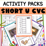 Short U CVC Printable Worksheet Activity Pack